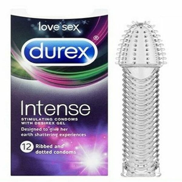 Durex Soft Silicone Dotted Ribbed Condom - 0321-0007453